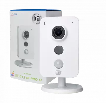 IP-камера Space Technology IP PRO D WiFi ST-712 2.8мм, настольная, 4Мпикс, CMOS, до 25кадров/с, ИК подсветка 15м, WiFi, -10 °C/+45 °C, белый (ST-712 IP PRO D WiFi (2,8mm) (версия 2))