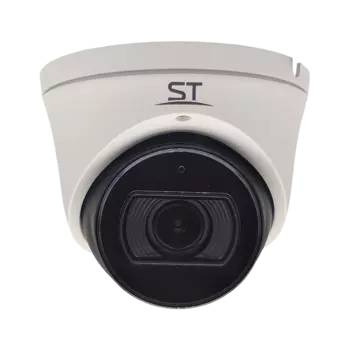 IP-камера Space Technology ST-VK2521 PRO 2.8 мм - 12 мм, уличная, купольная, 2Мпикс, CMOS, до 1920x1080, до 30 кадров/с, ИК подсветка 30м, POE, -50 °C/+60 °C, белый (ST-VK2521 PRO (2,8-12mm))