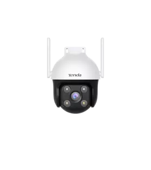 IP-камера TENDA CH7-WCA 4 мм, уличная, корпусная, поворотная, 4 Мпикс, CMOS, до 2560x1440, ИК подсветка, WiFi, белый (CH7-WCA)