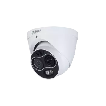 IP-камера тепловизионная DAHUA DHI-TPC-DF1241-B7F8-DW-S8 7 мм, уличная, купольная, 4 Мпикс, CMOS, до 23361752, до 25 кадров/с, ИК подсветка 30м, POE, белый (DHI-TPC-DF1241-B7F8-DW-S8)