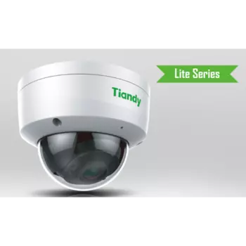 IP-камера TIANDY Lite 2.8 мм, уличная, купольная, 2Мпикс, CMOS, до 1920x1080, до 25 кадров/с, ИК подсветка 30м, POE, -40 °C/+60 °C, белый (TC-C32KN I3/Y/WIFI/2.8/V4.1)
