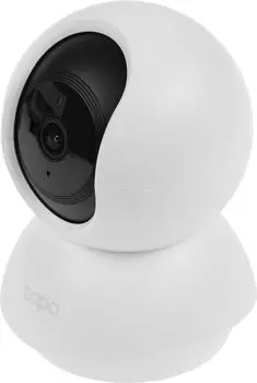 IP-камера TP-Link TC71 4 мм, настольная, 3 Мпикс, CMOS, до 2304x1296, до 15 кадров/с, ИК подсветка 9 м, WiFi, POE, белый (TC71)