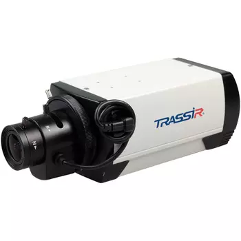 IP-камера Trassir TR-D1140, корпусная, 4Мпикс, CMOS, до 2592x1520, до 25 кадров/с, POE, -10 °C/+50 °C, белый