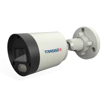IP-камера Trassir TR-D2181IR3 2.8 мм, уличная, корпусная, 8Мпикс, CMOS, до 3840x2160, до 15 кадров/с, ИК подсветка 30м, POE, -40 °C/+60 °C, белый (TR-D2181IR3 v3 2.8)