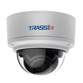 IP-камера Trassir TR-D3181IR3 v2 2.8 мм, уличная, купольная, 8Мпикс, CMOS, до 3840x2160, до 15 кадров/с, ИК подсветка 30м, POE, -40 °C/+60 °C, белый (TR-D3181IR3 v2 2.8)
