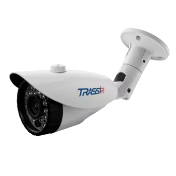 IP-камера Trassir TR-D4B5 v3 3.6 мм, уличная, корпусная, 4 Мпикс, CMOS, до 2560x1440, до 25 кадров/с, ИК подсветка 30м, POE, -40 °C/+60 °C, белый (TR-D4B5 v3 3.6)