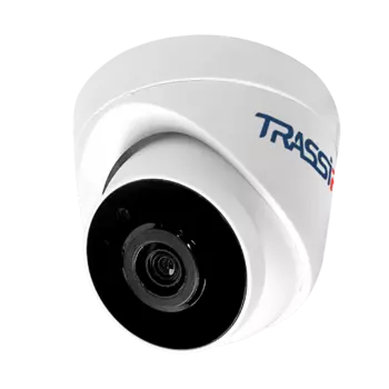 IP-камера Trassir TR-D4S1 3.6 мм, купольная, 4Мпикс, CMOS, до 2688x1520, до 15 кадров/с, ИК подсветка 20м, POE, -10 °C/+50 °C, белый (TR-D4S1 3.6)