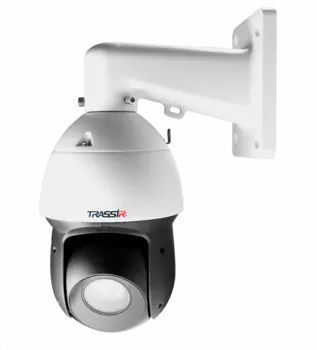 IP-камера Trassir TR-D6224IR10 4.8-120 4.8 мм - 12 см, уличная, купольная, поворотная, 2Мпикс, CMOS, до 1920x1080, до 50 кадров/с, ИК подсветка 100м, POE, -40 °C/+70 °C, белый/черный (TR-D6224IR10 4.8-120)
