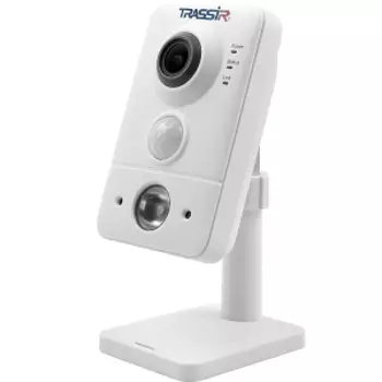 IP-камера Trassir TR-D7121IR1 v6 1.9 мм, настольная, 2Мпикс, CMOS, до 1920x1080, до 25 кадров/с, ИК подсветка 10м, POE, -10 °C/+50 °C, белый (TR-D7121IR1 v6 1.9)
