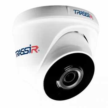 IP-камера Trassir TR-D8121IR2W v3 2.8 мм, купольная, 2Мпикс, CMOS, до 1920x1080, до 25 кадров/с, ИК подсветка 20м, WiFi, -10 °C/+50 °C, белый (TR-D8121IR2W v3 2.8)