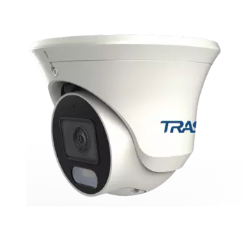 IP-камера Trassir TR-D8181IR3 v3 3.6 мм, уличная, купольная, 8Мпикс, CMOS, до 3840x2160, до 15 кадров/с, ИК подсветка 30м, POE, -40 °C/+60 °C, белый (TR-D8181IR3 v3 3.6)
