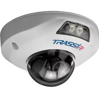 IP-камера Trassir Trend TR-D4151IR1 v2 2.8 мм, уличная, купольная, 5Мпикс, CMOS, до 2560x1920, до 15 кадров/с, ИК подсветка 15м, POE, -40 °C/+60 °C, белый (TR-D4151IR1 v2 2.8)