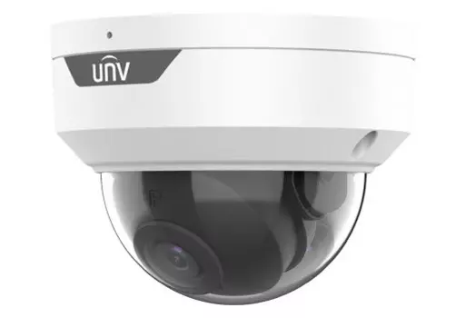 IP-камера Uniview Easy IPC328LE-ADF28K-G 2.8мм, уличная, купольная, 8Мпикс, CMOS, до 3840x2160, до 20кадров/с, ИК подсветка 30м, POE, -30 °C/+60 °C, белый (IPC328LE-ADF28K-G)