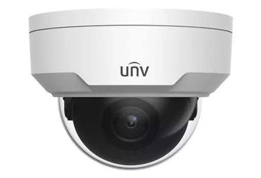 IP-камера Uniview IPC322SB-DF40K-I0 4мм, уличная, купольная, 2Мпикс, CMOS, до 1920x1080, до 30кадров/с, ИК подсветка 30м, POE, -30 °C/+60 °C, белый/черный (IPC322SB-DF40K-I0-RU)