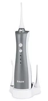 Ирригатор B.Well WI-912, 5-насадок, 3-режима, белый/серый (WI-912)