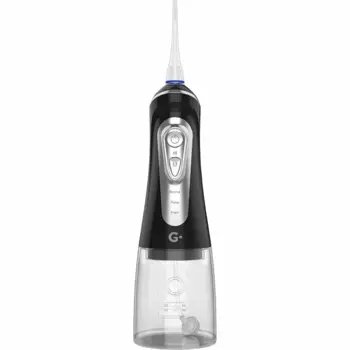 Ирригатор Geozon Comfy Max G-HL06BLKS, насадок: 4, режимов: 9, черный/серебристый (G-HL06BLKS)