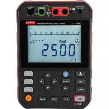 Измеритель сопротивления изоляции UNI-T UT512E (UT512E)