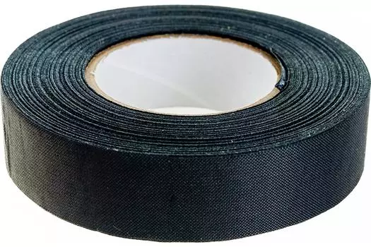 Изолента полиэстер, 170 мкм/1.9 см/25 м, черная, Kranz (KR-09-2916)