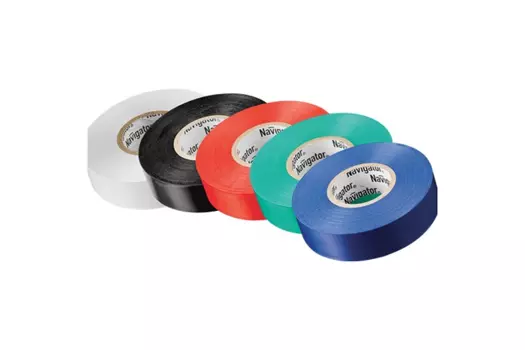 Изолента ПВХ NIT-B15-10/S, 0.13мм/15мм/10м, мультиколор, 5шт., Navigator (61313)