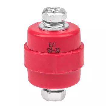 Изолятор шинный силовой, красный EKF PROxima SM 30 (plc-sm-30)