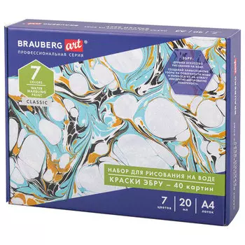 ЭБРУ набор для рисования на воде BRAUBERG Эбру ART, 30смx21см (664881)