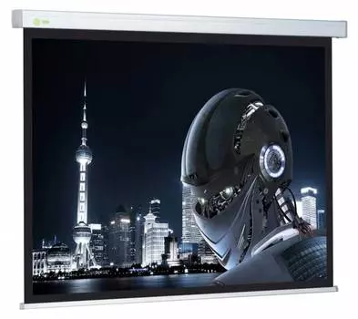Экран для проектора настенно-потолочный рулонный Cactus Wallscreen CS-PSW-127X127 1:1, 127x127см, белый