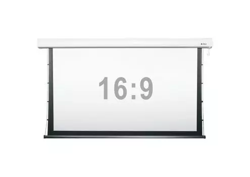 Экран для проектора настенный с электроприводом Digis DSTP-16911 (TAB-Tension Prime, формат 16:9, 226", 512x319, рабочая поверхность 500x281, MW)