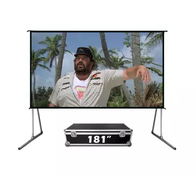 Экран для проектора переносной S'OK SCPSFF-400x225FR, напольный, 181" 16:9 400x225 White PVC (SCPSFF-400x225FR)