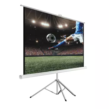 Экран для проектора рулонный HIPER Cinema STP, напольный, 120" 4:3 183x244, серый (CINEMA STP 4X3-120)