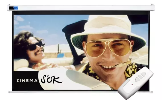 Экран для проектора рулонный Sakura Printing Motoscreen S'OK SCPSM-298x168, настенно-потолочный моторизированный, 135" 16:9 MW, ПДУ (SCPSM-298x168)