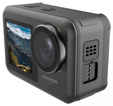Экшн-камера Digma DiCam 790, 12 MP, 3840x2160, USB, WiFi, черный (DC790)
