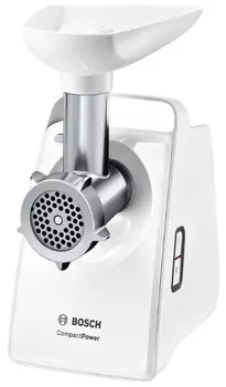 Электрическая мясорубка Bosch MFW3910W, 1.9 кВт, 2.3 кг/мин, белый (MFW3910W)