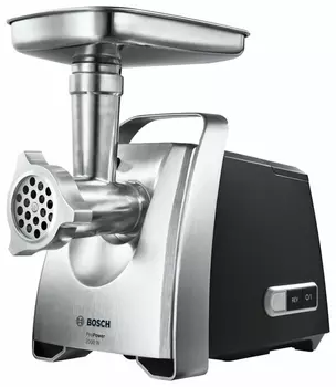 Электрическая мясорубка Bosch MFW67600 2000Вт, 3.5 кг/мин, серебристый/черный (MFW67600)