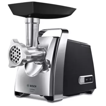 Электрическая мясорубка Bosch ProPower MFW67440, 2000Вт, 3.5 кг/мин, черный/серебристый (MFW67440)