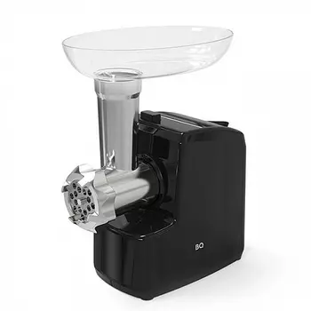 Электрическая мясорубка BQ MG2005, 1.2 кВт, 2 кг/мин, черный