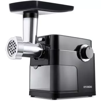 Электрическая мясорубка Hyundai HY-MG6491 , 1.9 кВт, 2 кг/мин, черный