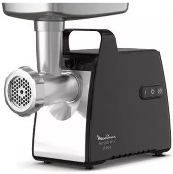 Электрическая мясорубка Moulinex HV7 PRO ME558810, 2.2 кВт, 3.9, черный/серебристый (8010001064)