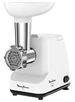 Электрическая мясорубка Moulinex ME111032 , 1.4 кВт, 1.7 кг/мин, белый