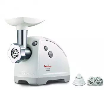Электрическая мясорубка Moulinex ME620132 2000Вт, 2.6 кг/мин, белый (ME620132)