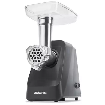 Электрическая мясорубка Polaris PMG 1855 RUS, 1.8 кВт, 2 кг/мин, черный