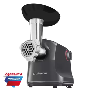 Электрическая мясорубка Polaris PMG 1873 RUS , 1.6 кВт, 1.8 кг/мин, черный (PMG 1873 RUS )