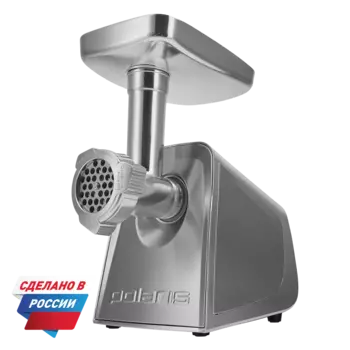 Электрическая мясорубка Polaris PMG 2292AL, 2.2 кВт, 2.5 кг/мин, серебристый