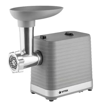 Электрическая мясорубка Vitek VT-3618, 1.8 кВт, серый
