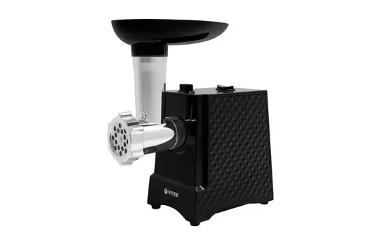 Электрическая мясорубка Vitek VT-3627, 2 кВт, 2 кг/мин, черный