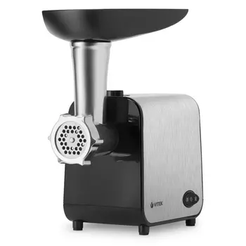 Электрическая мясорубка Vitek VT-3631, 2 кВт, 2 кг/мин, нержавеющая сталь
