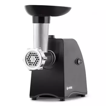 Электрическая мясорубка Vitek VT-3635, 2 кВт, 1.8 кг/мин, черный