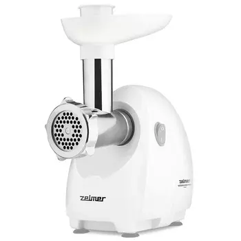 Электрическая мясорубка Zelmer ZMM4080B, 1.9 кВт, 2.5 кг/мин, белый (70504714P)