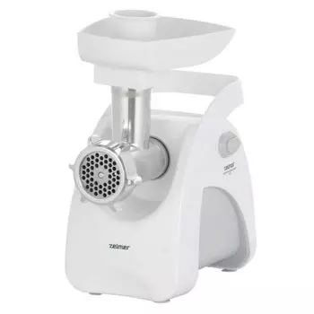 Электрическая мясорубка Zelmer ZMM9801B , 2.2 кВт, 3 кг/мин, белый (70504990P)