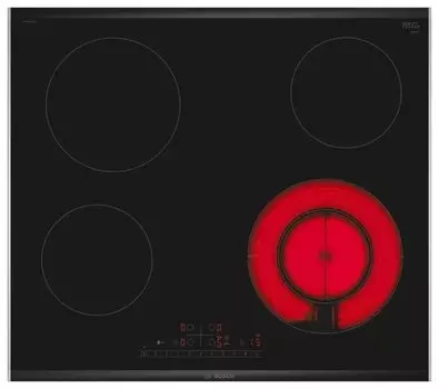 Электрическая варочная панель Bosch PKF675FP2E 4 конфорки, черный (PKF675FP2E)