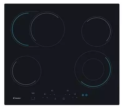 Электрическая варочная панель CANDY CH64EXCP, 4 конфорки, черный (33801805)
